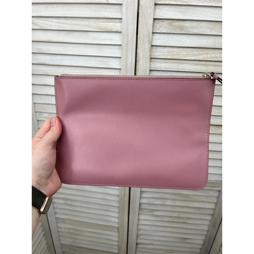 Kate Spade Little Len All The Buzz Butterfly Clutch Dusty Peony Pink Cottagecore